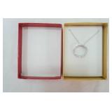 Jewelry Lot: Circle Necklace