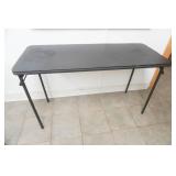 Black Folding Table 20"x 48"