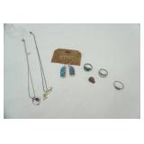 Jewelry Lot: Silver 925 Stamped Jewelry.