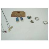 Jewelry Lot: Silver 925 Stamped Jewelry.