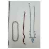 Vintage Rhinestone Necklaces & Bracelets