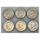 1972 D Eisenhower One Dollar Coins