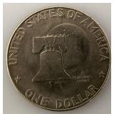 1776-1976 Type One Wide Print Bicentennial Eisenhower One Dollar Coin