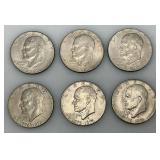 1776-1976 D Bicentennial Eisenhower One Dollar Coins