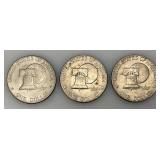 1776-1976 D Bicentennial Eisenhower One Dollar Coins