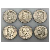 1978 No Mint Mark Eisenhower One Dollar Coins
