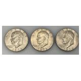 1978 No Mint Mark Eisenhower One Dollar Coins