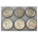 1972 D Eisenhower One Dollar Coins