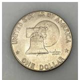 1776-1976 Type One Wide Print Bicentennial Eisenhower One Dollar Coin