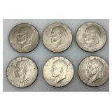 1776-1976 D Bicentennial Eisenhower One Dollar Coins