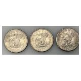 1979 D, 1999 D & P Susan B Anthony One Dollar Coins