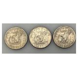 1979 D, 1999 D & P Susan B Anthony One Dollar Coins
