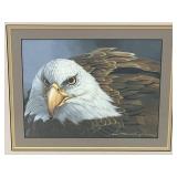 Mario Fernandez Eagle Print And Ski Country Eagle Decanter (Wing Repaired)