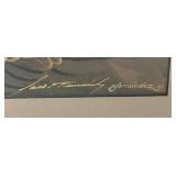 Mario Fernandez Eagle Print And Ski Country Eagle Decanter (Wing Repaired)