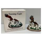 Mario Fernandez Eagle Print And Ski Country Eagle Decanter (Wing Repaired)