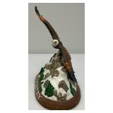 Mario Fernandez Eagle Print And Ski Country Eagle Decanter (Wing Repaired)