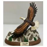 Mario Fernandez Eagle Print And Ski Country Eagle Decanter (Wing Repaired)