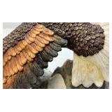 Mario Fernandez Eagle Print And Ski Country Eagle Decanter (Wing Repaired)