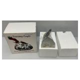 Mario Fernandez Eagle Print And Ski Country Eagle Decanter (Wing Repaired)