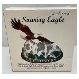 Mario Fernandez Eagle Print And Ski Country Eagle Decanter (Wing Repaired)
