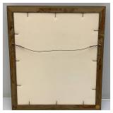 Framed Behind Glass James Meager Autographed And Dated Pheasant Picture 11 1/2" X 13"