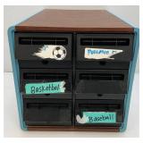 6 Drawer Chest Of Misc. Sports Cards And More