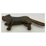 Vintage Heavy Cast Iron Dog Nutcracker 5" x 11"