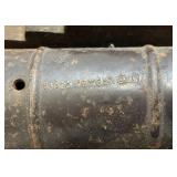 EST. $125.00-$225.00 Miniature Cast Iron Black Powder Signal Cannon (Missing Wheels) 7 1/2"