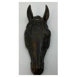 Cast Iron Horse Head Door Knocker (Missing Ring) 6 1/2"