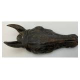 Cast Iron Horse Head Door Knocker (Missing Ring) 6 1/2"
