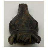 Cast Iron Horse Head Door Knocker (Missing Ring) 6 1/2"