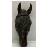 Cast Iron Horse Head Door Knocker (Missing Ring) 6 1/2"