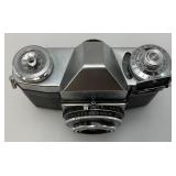 Vintage Zeiss Ikon Contaflex Camera With Leather Case