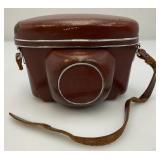 Vintage Zeiss Ikon Contaflex Camera With Leather Case