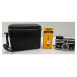 Vintage Koidak Instamatic 404 Camera With Leather Carrying Case And More