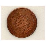 1793 Cent MS-64-RB Fantasy RESTRIKE National Numismatic Certification Sealed In Case