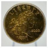 2000 Token ICG-MS68 Gallery Mint Issue CONCEPT Dollar Liberty In Sealed Case