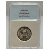 1796 25 Cents  1C MS-69  Gallery Mint COPY National Numismatic Certification Sealed In Case