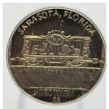 1998 Token ICG-MS68 Gallery Mint Issue Sarasota Circus Car In Sealed Case