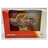 Misc. Miniature Die-Cast Construction Vehicles Including John Deere And Cat (One New Old Stock)