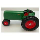 Collectible Die Cast Row Crop 70 Tractor With Plastic Hay Wagon, Plow & Hay Bale