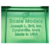 Collectible Die Cast Row Crop 70 Tractor With Plastic Hay Wagon, Plow & Hay Bale