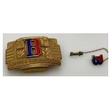 Misc.Collectibles Including 1/10 12K Gold Filled Glasses, Antique Shaving Stand With Horse Hair Brush And More