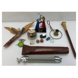 Misc. Vintage Items Including Marbles Steel Ball Bearings And More