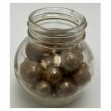 Misc. Vintage Items Including Marbles Steel Ball Bearings And More