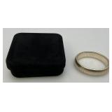 925 Marked Sterling Silver Stretch Bracelet With Original Packaging 32.84 Grams