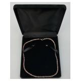 Milor Rosetone Marked Milor  925 Italy Necklace 20" With Case 24.27 Grams