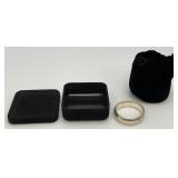 925 Marked Sterling Silver Stretch Bracelet With Original Packaging 33.24 Grams