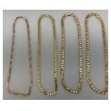 Misc. JH Brand Goldtone Necklaces 24"