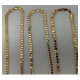 Misc. JH Brand Goldtone Necklaces 24"